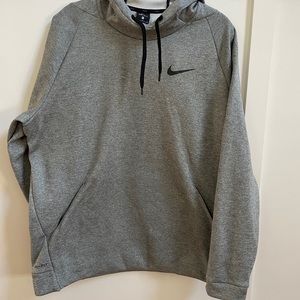 Nike grey fleece sweatshirt